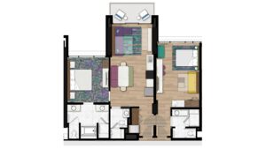 One Bedroom Floor Plan