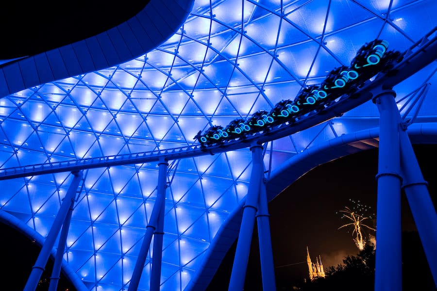 Tron Lightcycle Run at Disney's Magic Kingdom