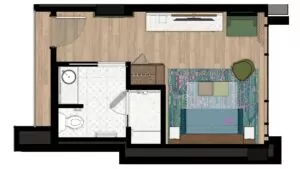 Duo Studio Floor Plan