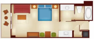 Copper Creek Deluxe Studio Villa Floor Plan