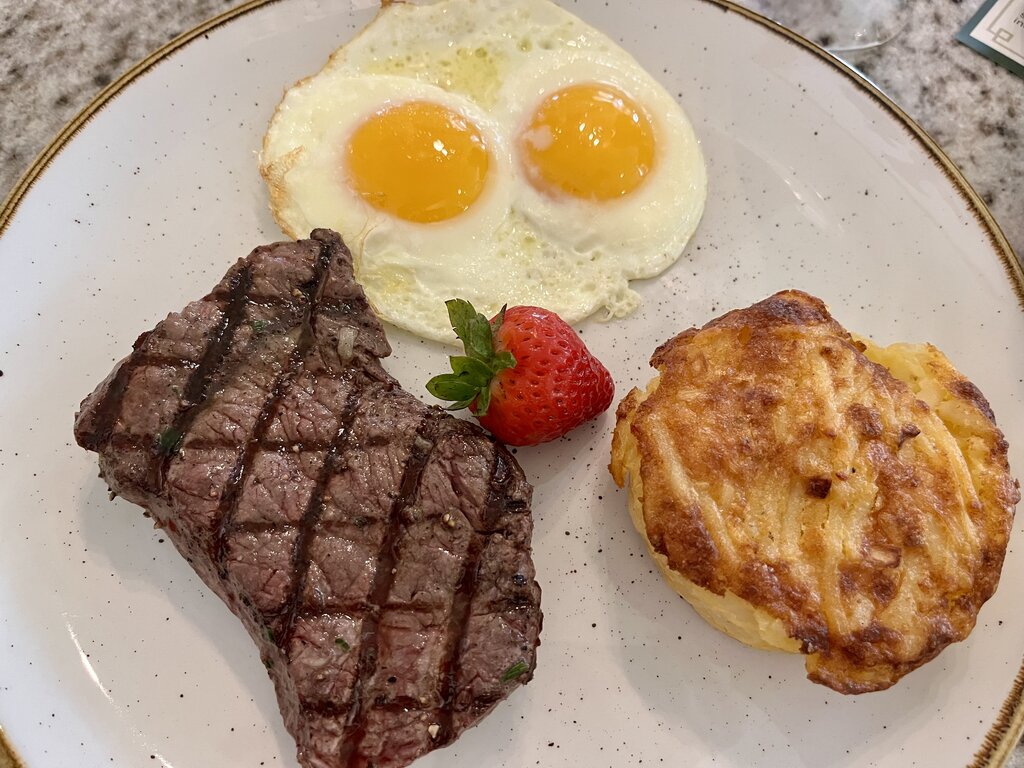 Steak and Eggs at the Grand Floridian Cafe