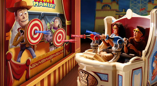 Toy Story Midway Mania at Disney's Hollywood Studios - Photo courtesy the Disney Company