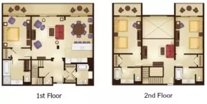 Kidani Village 3-Bedroom Grand Villa Floor Plan